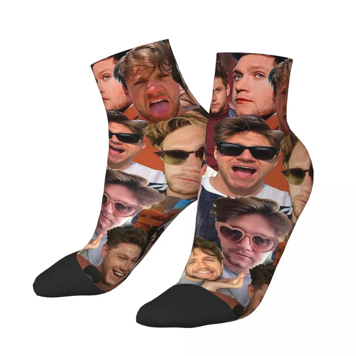 NiallHoran Photo Collage Socks Harajuku Super Soft Stockings All Season Socks Accessories for Man's Woman's Christmas Gifts