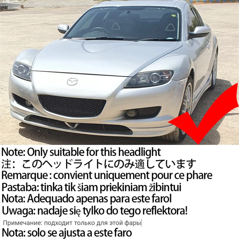 For Mazda RX8 Rx-8 2004-2008 Car Accessories 6000K White Cotton LED Angel Eyes Kit Ring DRL Daytime Light