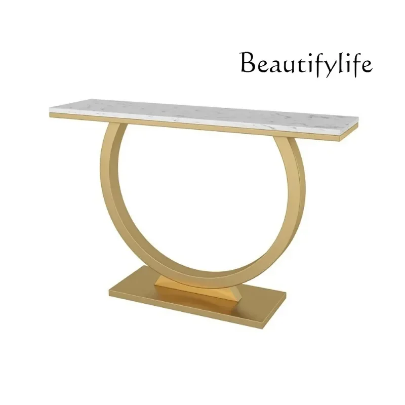 6 طاولة زاوية فريدة من نوعها إسكندنافية حديثة وحساسية أنيقة وبسيطة للمدخل طاولة فاخرة أنيقة تافولو سالوتو أثاث طاولة المدخل #6