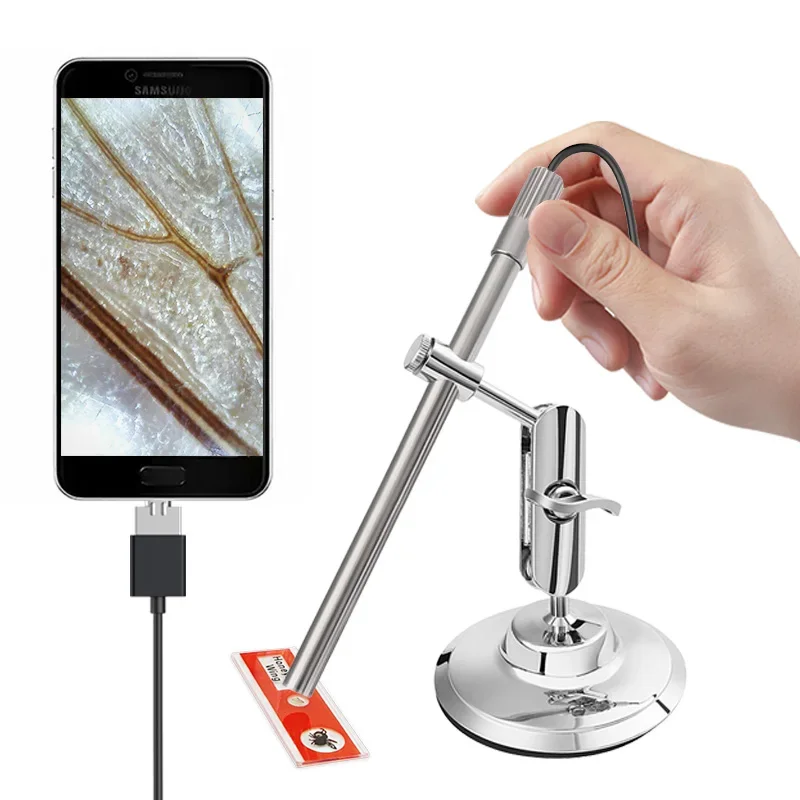 

WM100 Microscope Camera Micro-USB 1280x720 Pixels 10X To 200X Usb Digital Microscope For Kids Students Adults