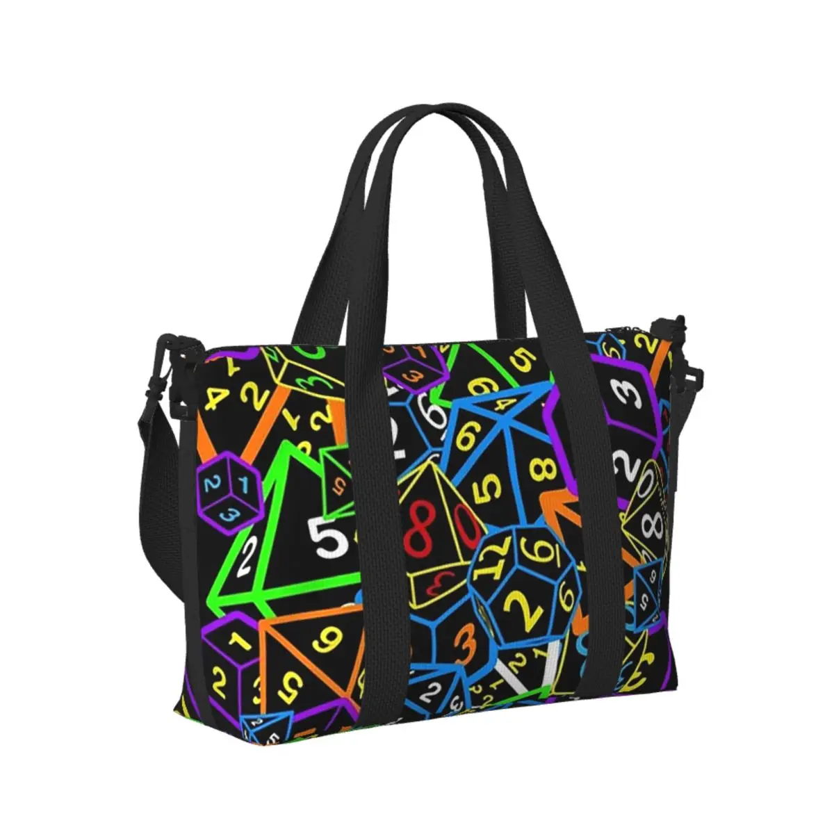 

D&D (Dungeons And Dragons) - This Is How I Roll Пляжная дорожная сумка Сумки-тоут для спортзала Спортивная женская дорожная сумка для покупок