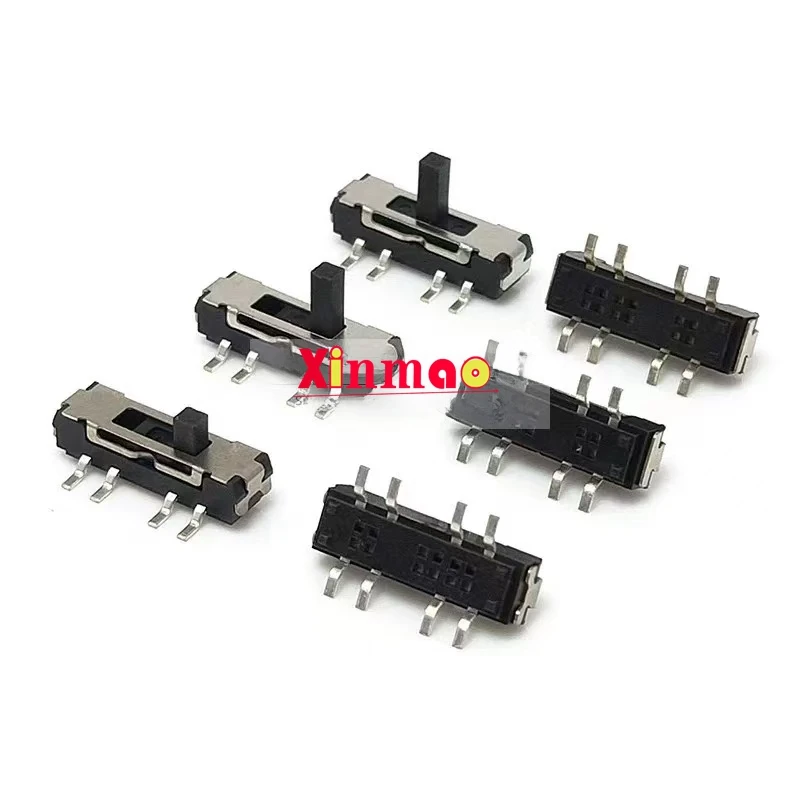 10PCS MSK-23D19 Micro Switch Toggle Switch Sliding Switch MSS22D18 SMD Vertical 8-Pin 3-Speed Switch