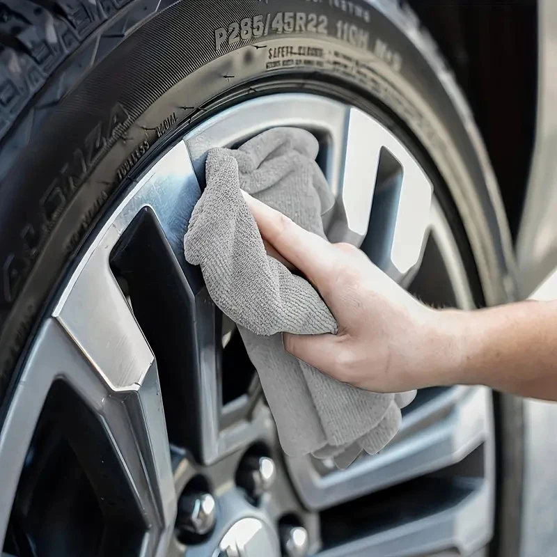 2/5/10PCS Kitchen Towel Microfiber Cleaning Cloth for Car Detailing Towe Absorbent Stain-removing Cleaning Rags Home Clean Tools