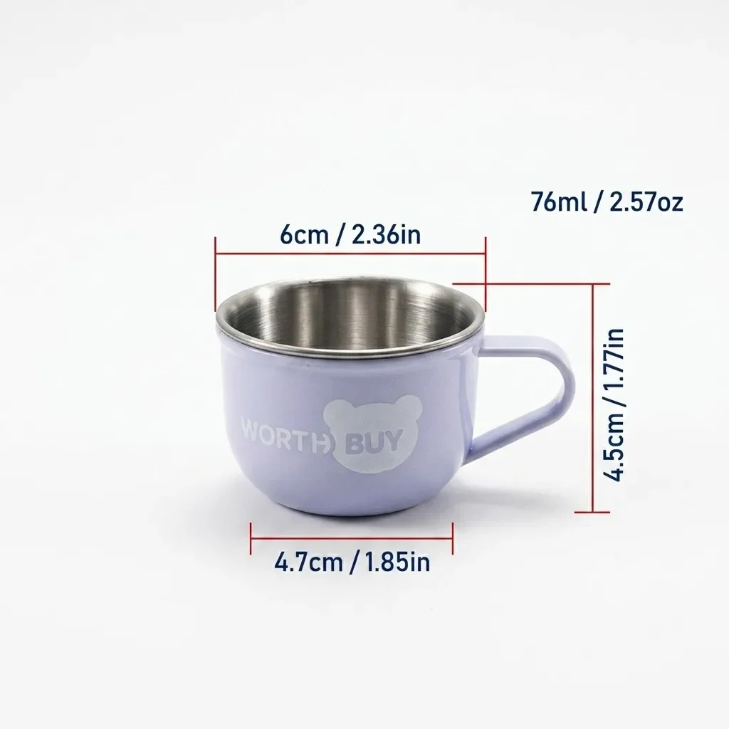 Koffiemok Espresso Kop 304 RVS Kunststof Draagbaar Anti-verbrandings Mini Tumbler Onbreekbaar Reismokken Vaatwasmachinebestendig