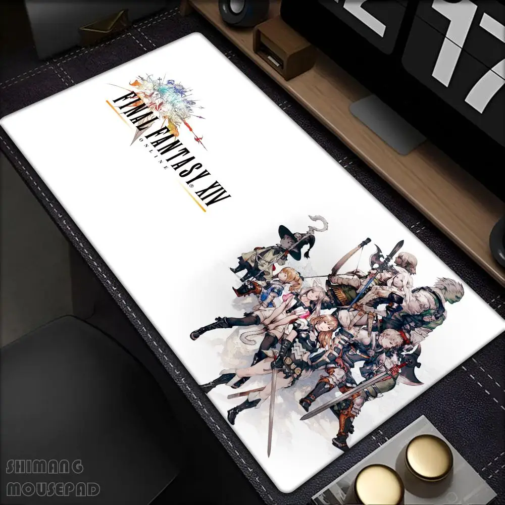 Final Fantasy XIV Online Large Mouse Pad Gaming Mousepad PC Gamer XXL Computer Office Mouse Mat Laptop Keyboard Mat Big Deskmat