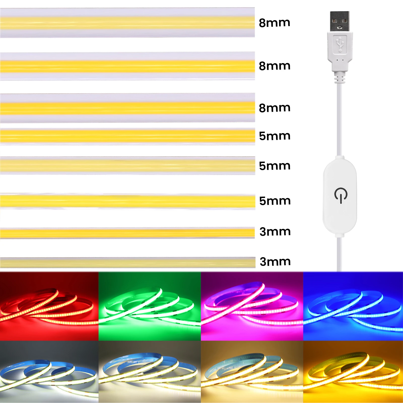 3Mm 5Mm 8Mm Cob Led…