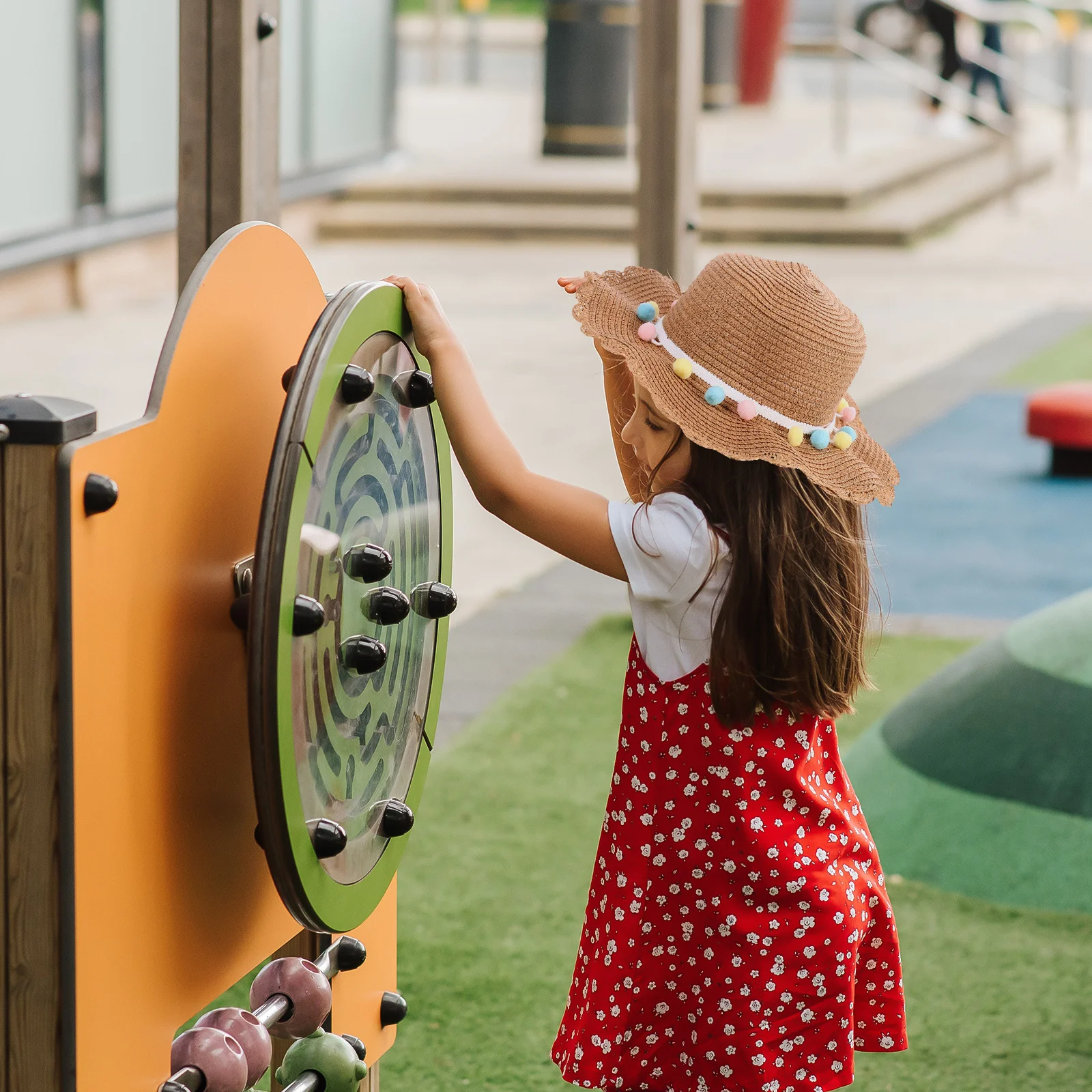 

Children Straw Hat Khaki Foldable Lightweight Breathable Summer Sun Cap Outdoor Beach Hat Stylish Kids Cap Child Beach