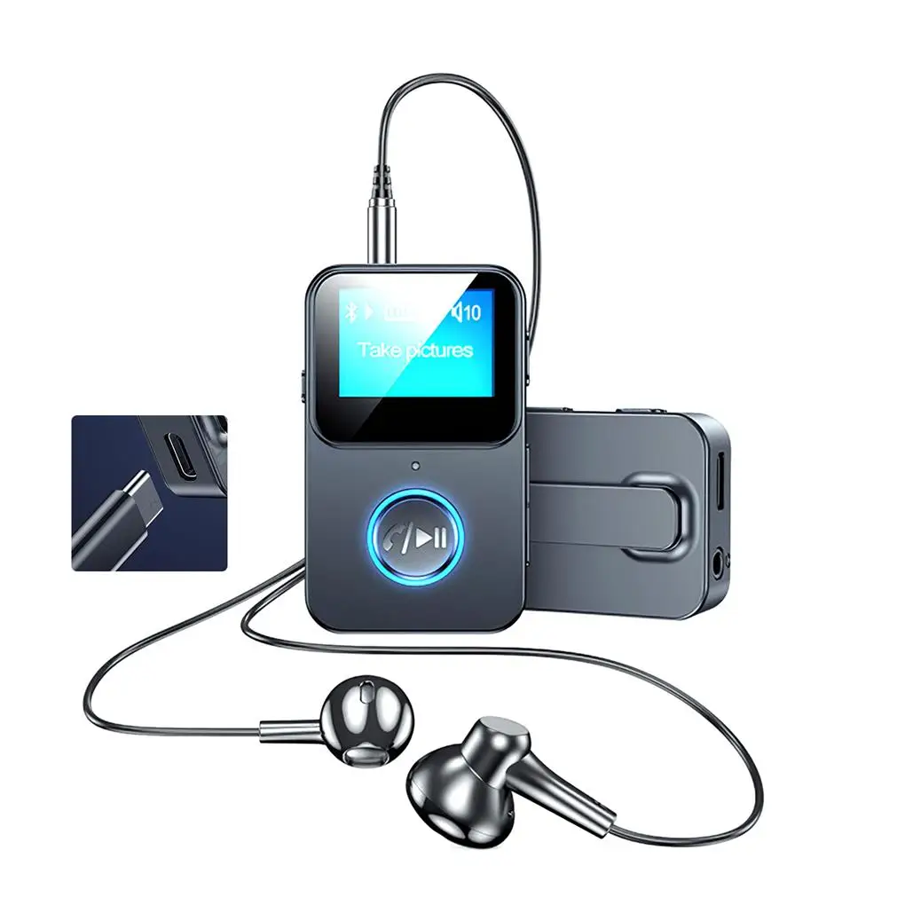 Audio Bluetooth-compatible Adapter Audio Transmitter Earphone Music Speaker