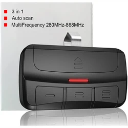 Multi Freqüência Portão Controle Abridor, Substituição Do Transmissor Da Porta Da Garagem, Controle De Comando, 280MHz-868MHz