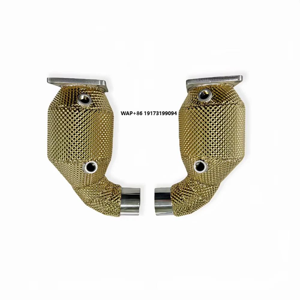 

High-quality Stainless Steel Exhaust Downpipe for 997.2 Turbo 3.8T Exhaust Pipe Catalytic Converter