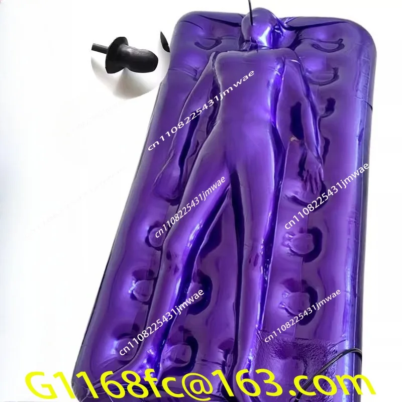 High Quality Professional Latex Vacuum Clothes Sleeping Bag Single Operation Inflatable Mattress