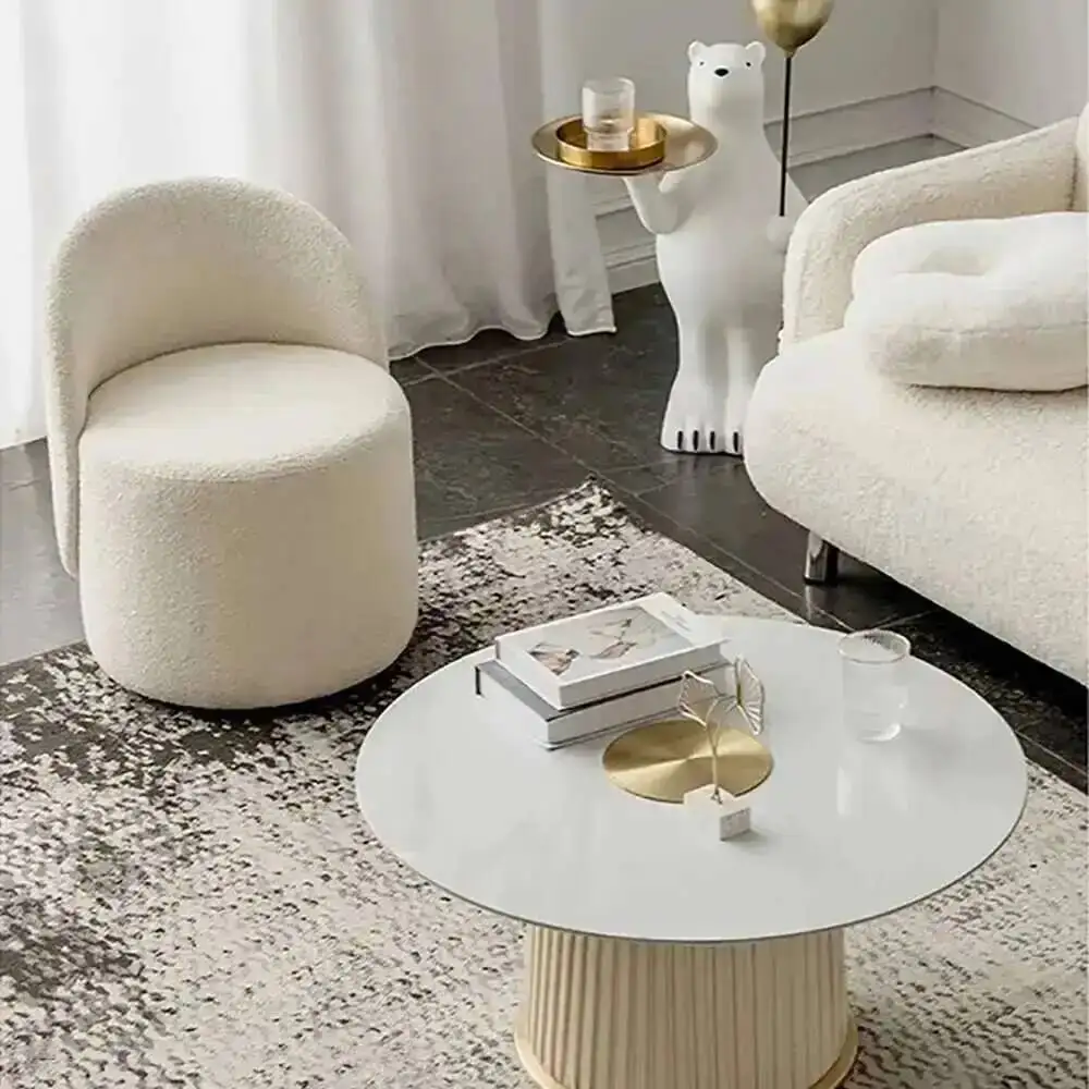 

Light Luxury Chairs for Bedroom Makeup Chair Backrest Makeup Stool Home Bedroom Vanity Chair Simple Dresser Stool Accent Chairs