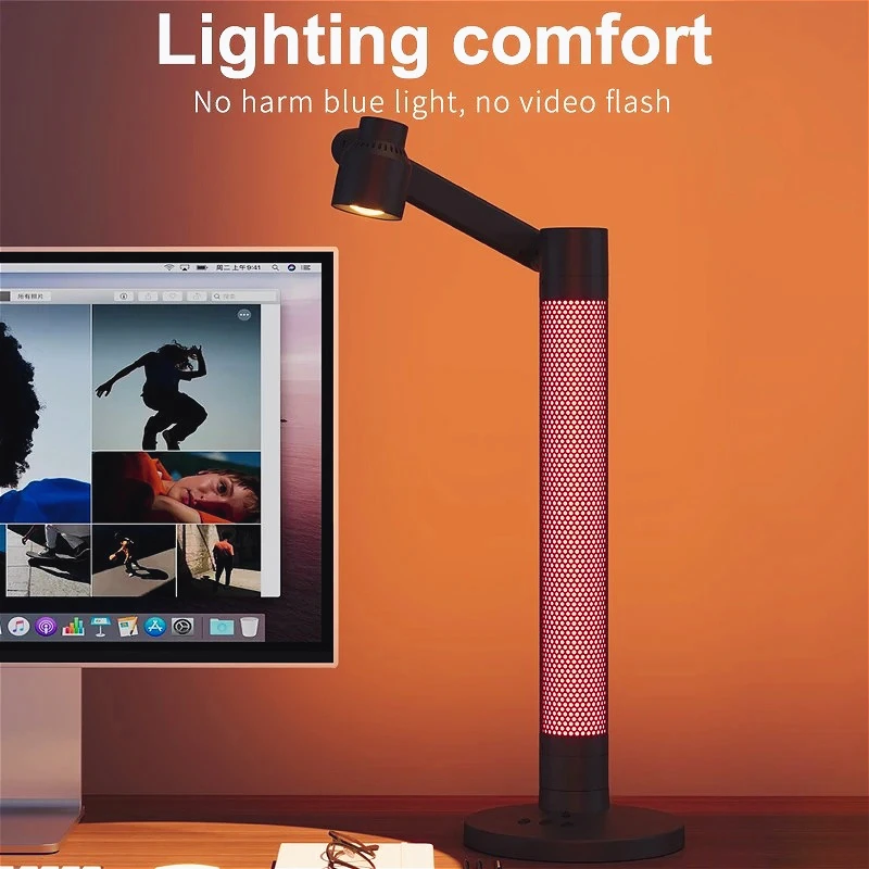 

Eye Protecting Smart Atmosphere Table Lamp WiFi Rotatable Desktop Reading LED Table Lamp Dimmable Bedside Night Light