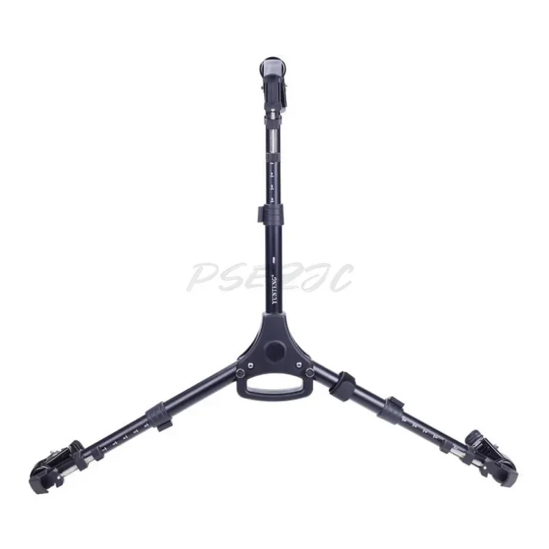 Professional Photo Aluminum 3 Wheels Pulley Universal Foldable DSLR Camera Tripod Dolly Base Stand For Studio Photo Vide