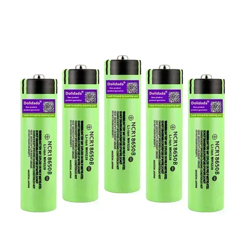3.7V 3400mAh NCR18650B 34B Rechargeable Battery with Top Button: Perfect Power Source for Flashlights & Toys