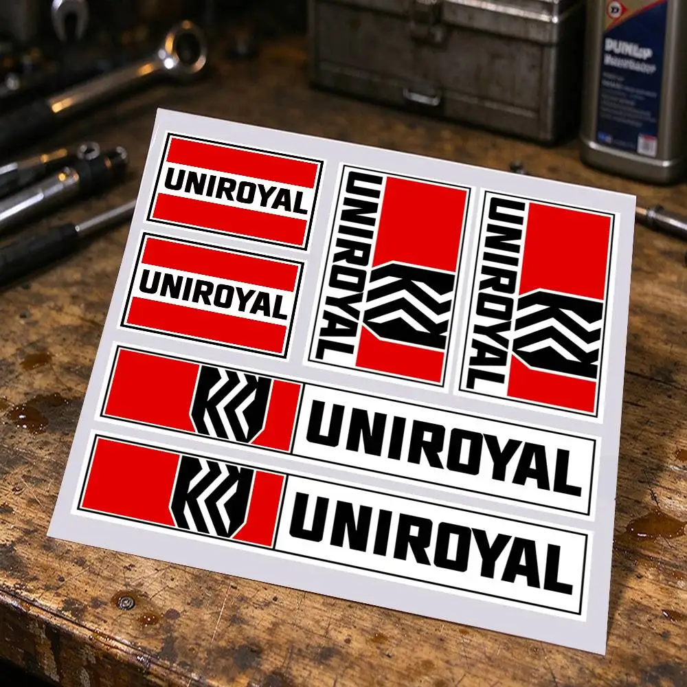 Retro Racing Rectangle Decor Stickers Reflective PVC Vinyl Decals, Red Black Geometric Graphic for Car Body Window DIY Ornament