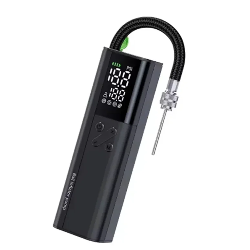 مضخة إطارات السيارة ذات سلك طاقة ممتد 20 رطل لكل بوصة مربعة، ضاغط هواء كهربائي لكرة السلة والمركبات