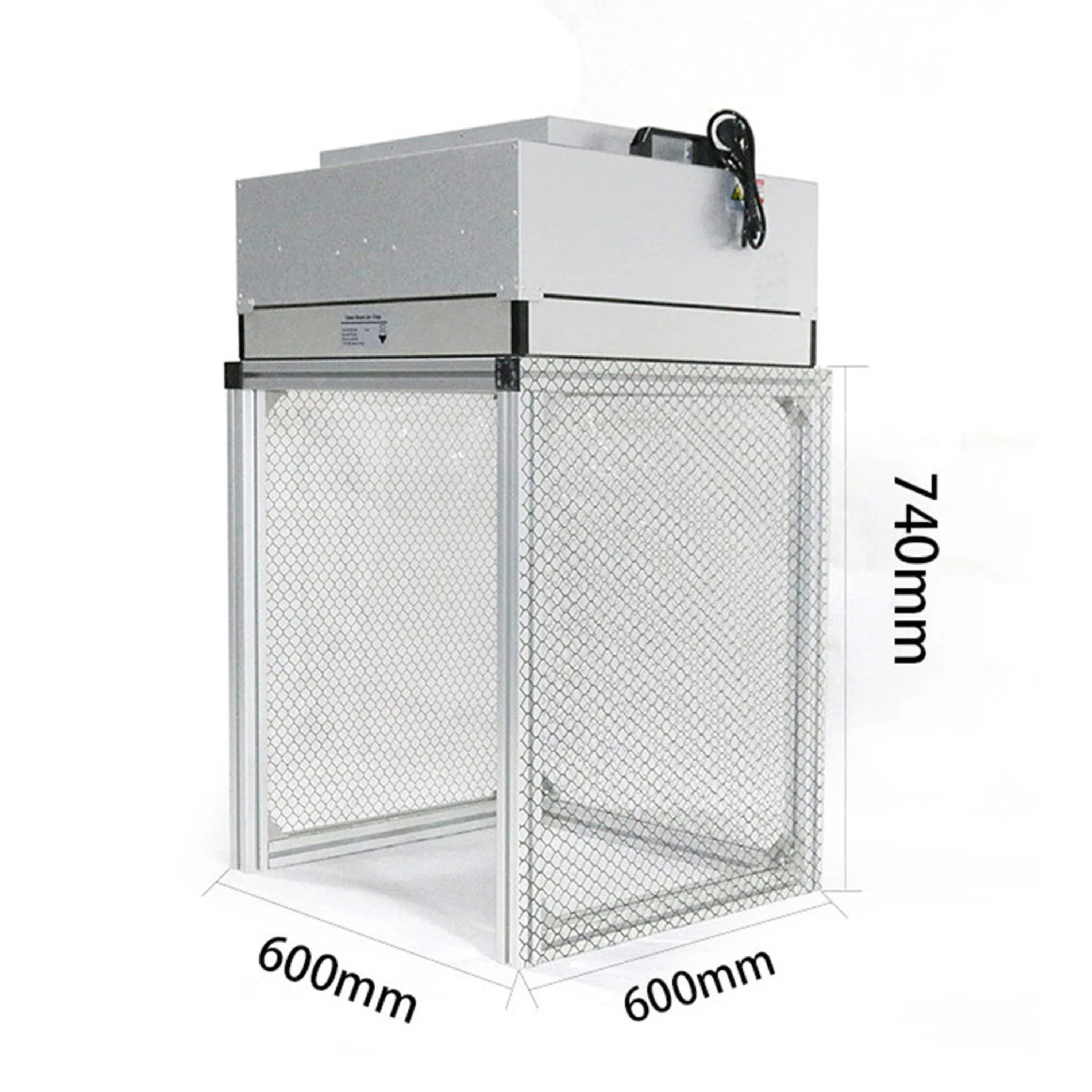 Modular Clean Booth, Local Purification Enclosure, Dust-free Working Booth for Clean Workshop