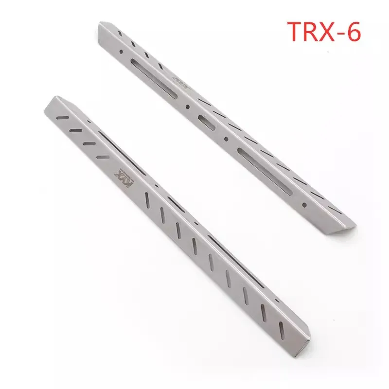 KYX simulation model car raxx TRX-6 6 * 6 frame stainless steel pedal protection strip metal anti scratch strip
