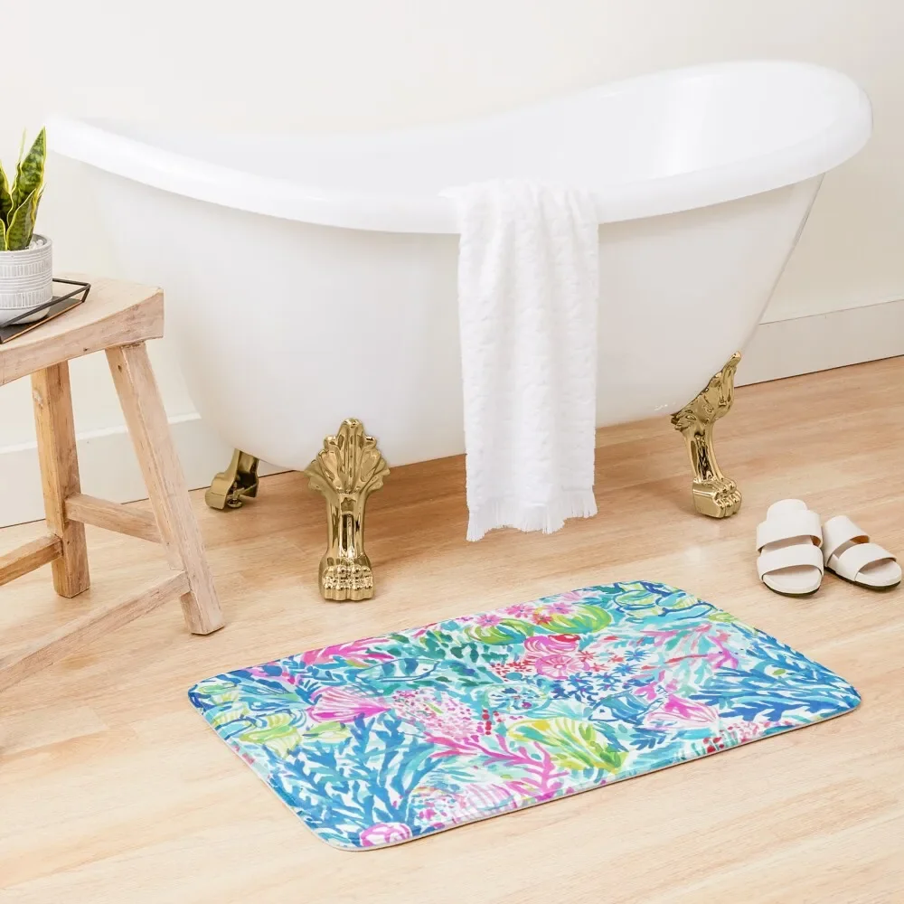 

Underwater Sea View Bath Mat Bathroom Accessories Sets Luxury Bathroom Kit Non Slip Carpet Mat