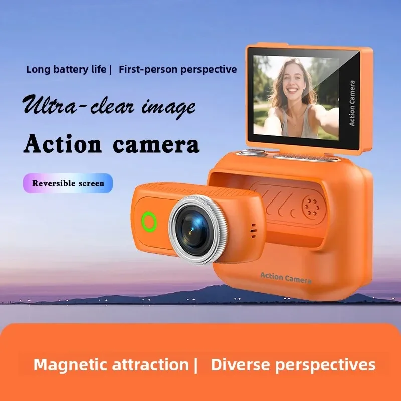 

Экшн-камера 1080P с магнитным креплением, съемная, с Wi-Fi, для активного отдыха, мотоцикла, велосипеда, нательная камера, видеорегистратор