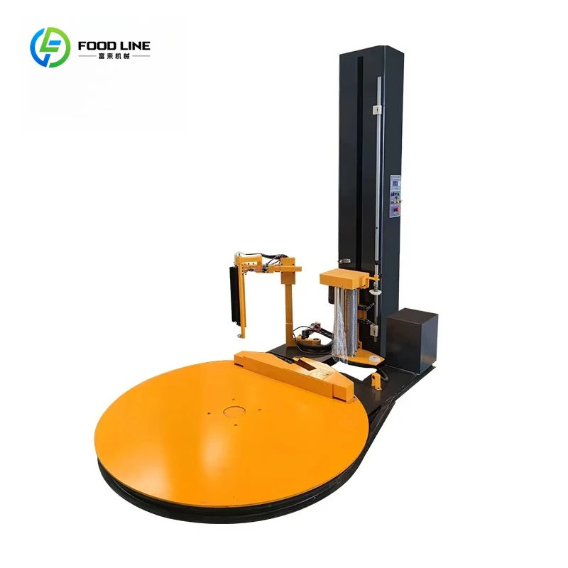 Heavy Loading Turntable Stretch Wrapper Automatic Pallet Wrap Machine for Logistics Packing Custom