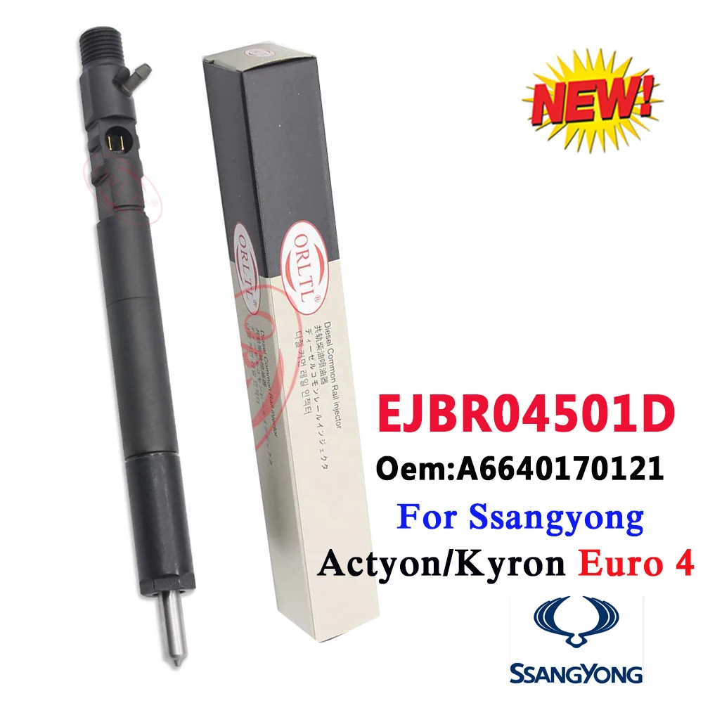 

Diesel Injector EJBR04501D New A6640170121 Nozzle for SSANGYONG DeIphi Euro 4 Fuel Injector Nozzle L244PBD L244PRD ORLTL 4501D