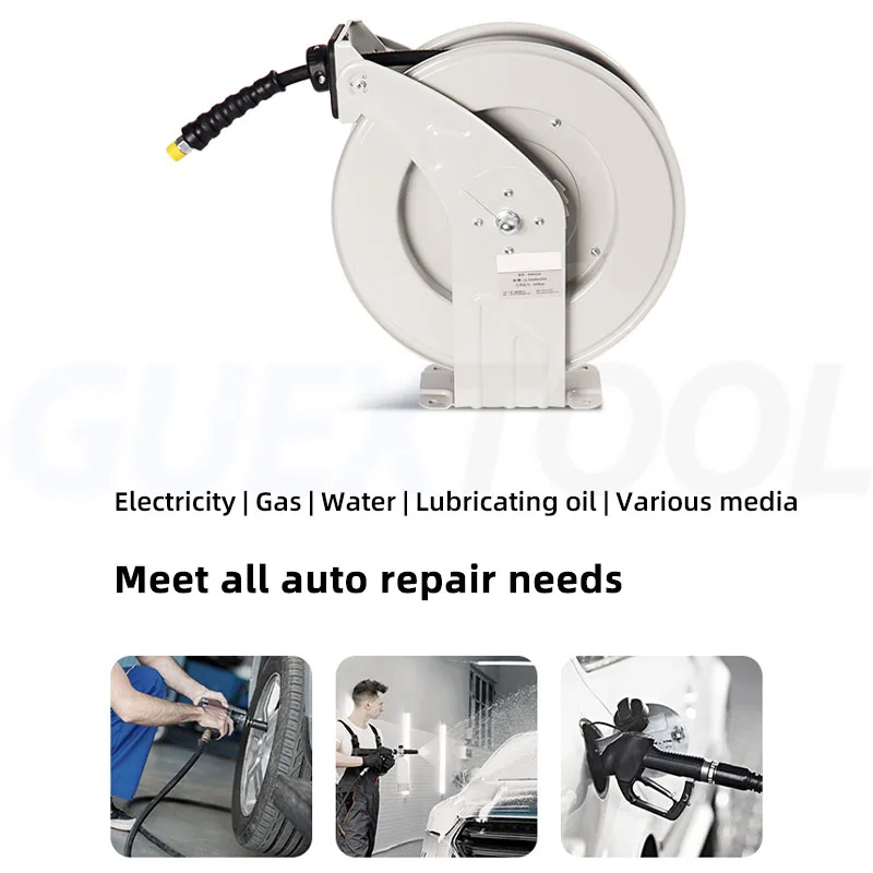 15M Tube Wrapper Lubricating Oil Water Open Use Water Gas Shared Medium Metal Drum Shell Automatic Telescopic Tube Wrapper