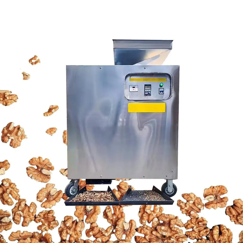 Professional Crushed Walnut Shells Machine Nut Cracker Walnut Opener Pacan Sheller Husk Removing Machine Supplier