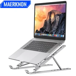 Portátil Dobrável Laptop Stand, Suporte Base de Suporte Notebook, Riser Ajustável, Suporte de Refrigeração, Laptop & Tablet Acessórios