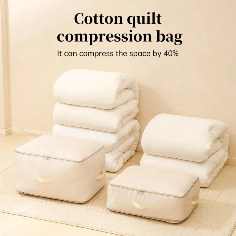 

Zipper Compression Bag Duvet Storage Household Clothing Quilt Blanket Comforter Compress Organization Travel School Suitcase Bag