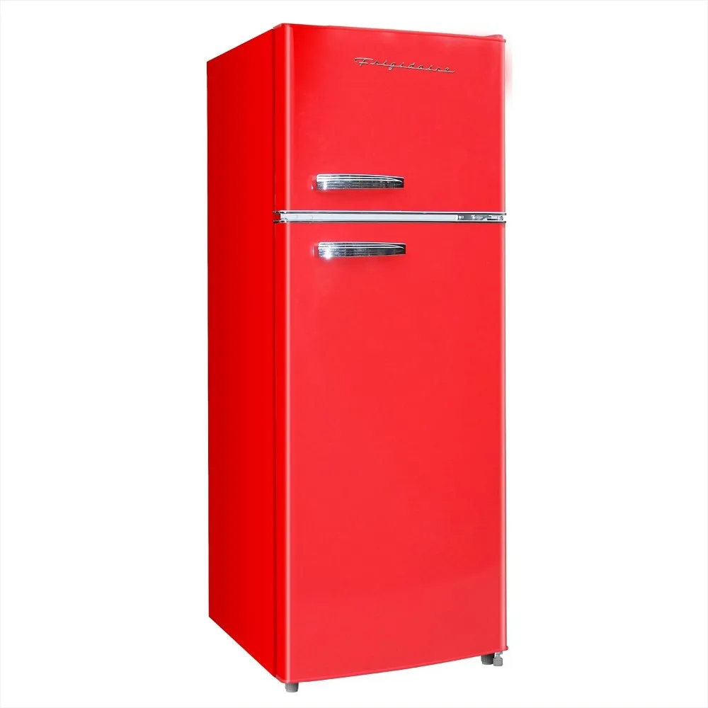 Mini Fridge,Mini Fridge,MINT 2 Door Apartment Size Refrigerator with Freezer, 7.5 Cu Ft, Retro, Mint