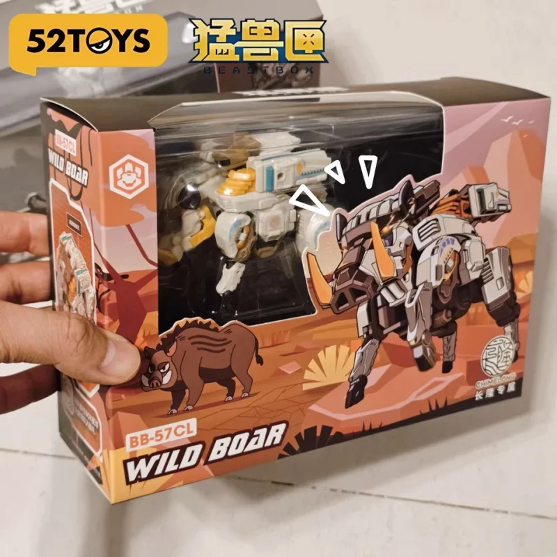 【Na Stanie 】 52toys Beast Box Chimelong Ośmiornica Dzikorowak Sowa Zabawka Transformująca się w Model Mobilny Modny Gadżet do Ręki