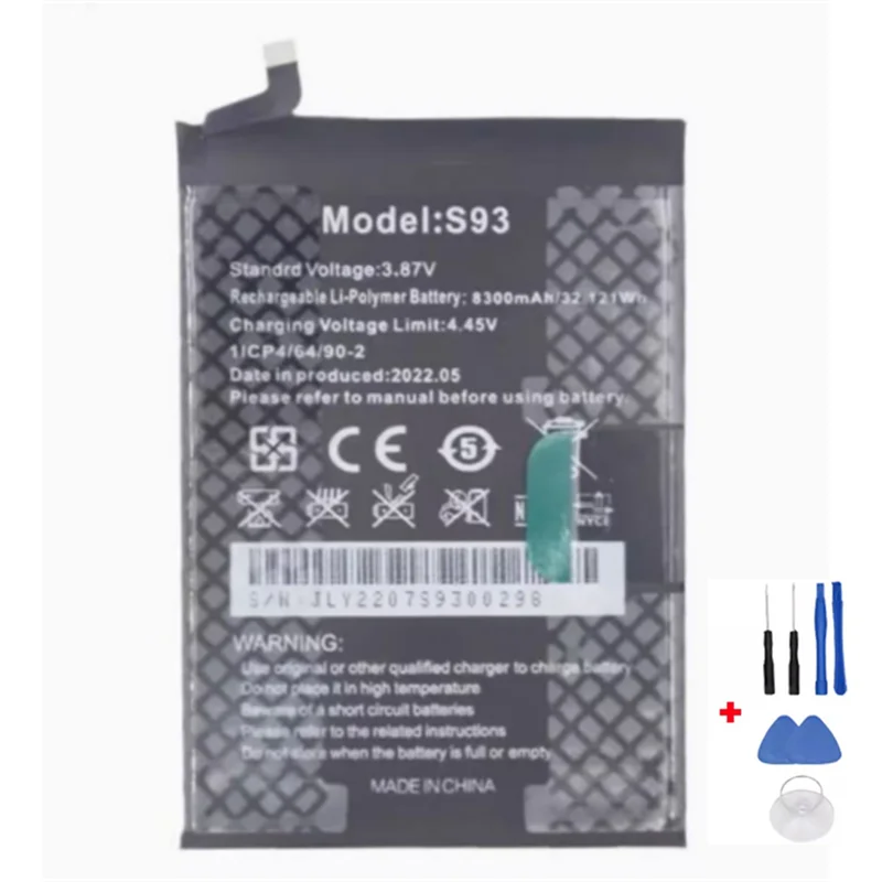 

100% оригинальный аккумулятор для OUKITEL F150 R2022, аккумулятор 8300 мАч, новая дата производства, длительное время ожидания для аккумулятора OUKITEL