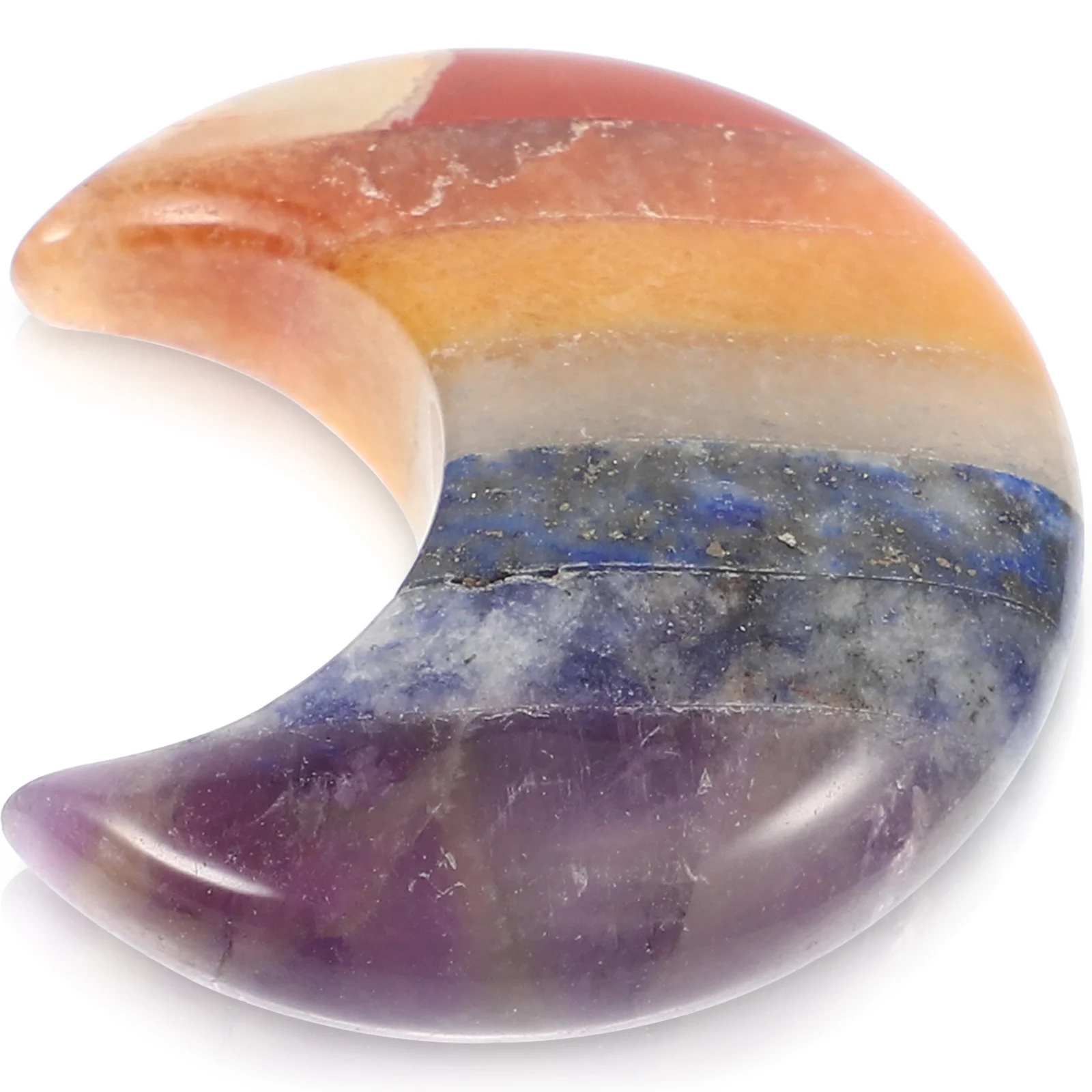 

Crystal Moon Decor Polished Charm Desktop Adornment Home Decoration Gift Stars Ornaments Beautiful Color Workmanship