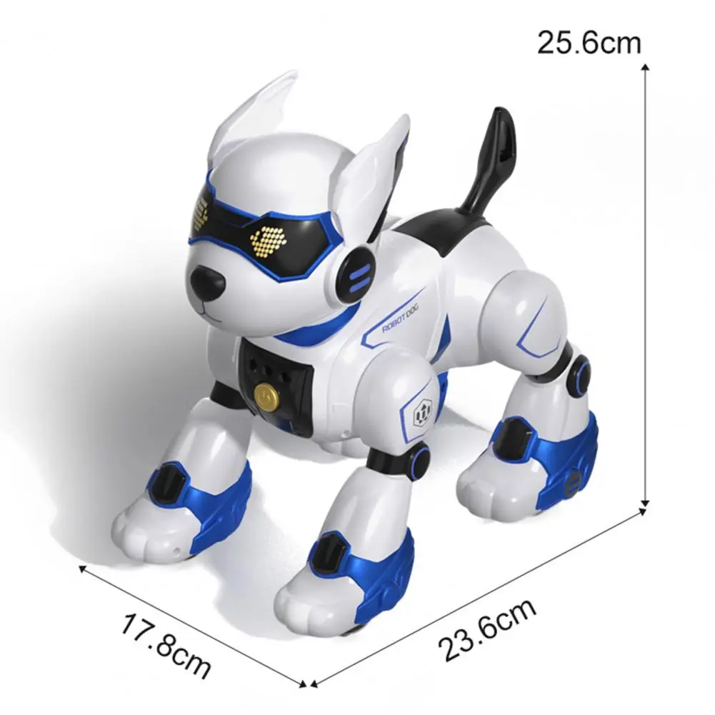 Robot Dog Toy 2.4GHz RC Robot Pet with Interactive Touch Sensors Voice Command Programming Mode Educational Robotic Puppy Toy