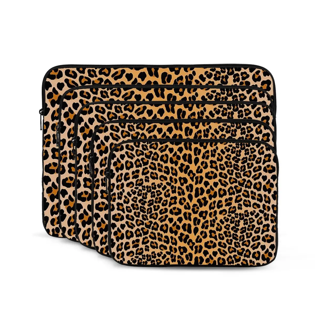 Leopard Print Computer ipad Laptop Cover Case Laptop Sleeve Bag Portable Cover Fundas Pouch