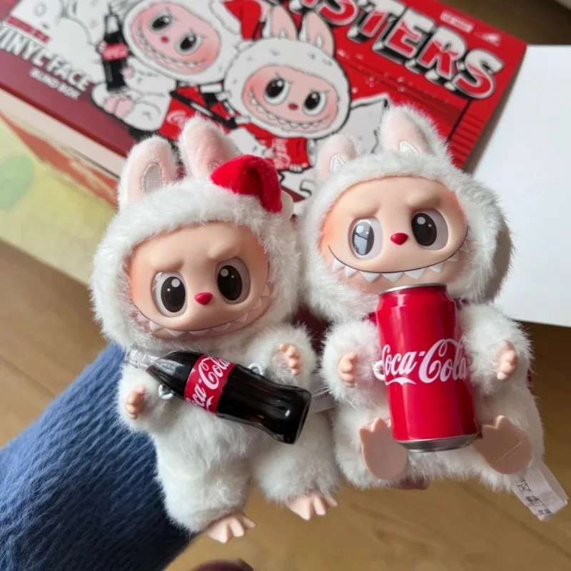 New Hot Labubu Monsters V3 Coke Series Vinyl Face Doll Labubu Action Figure Pendant Keychain Blind Box Decoration Surprise Gift