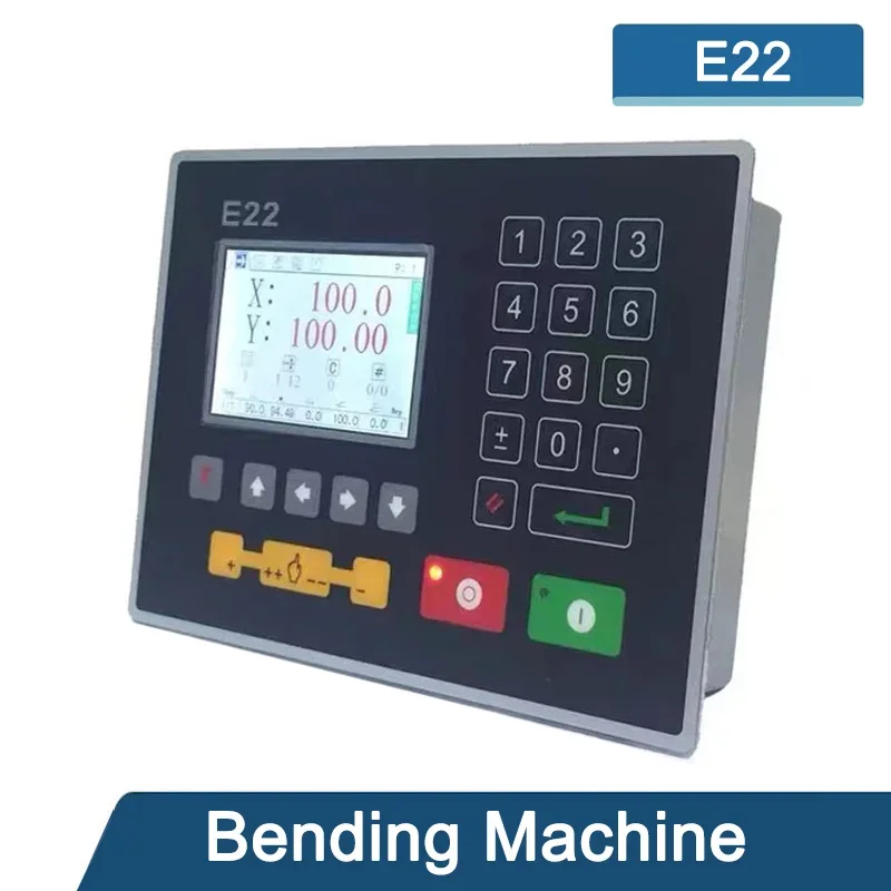E22 tipo sistema CNC máquina de corte e dobra sistema de exibição digital definido controlador de servo motor