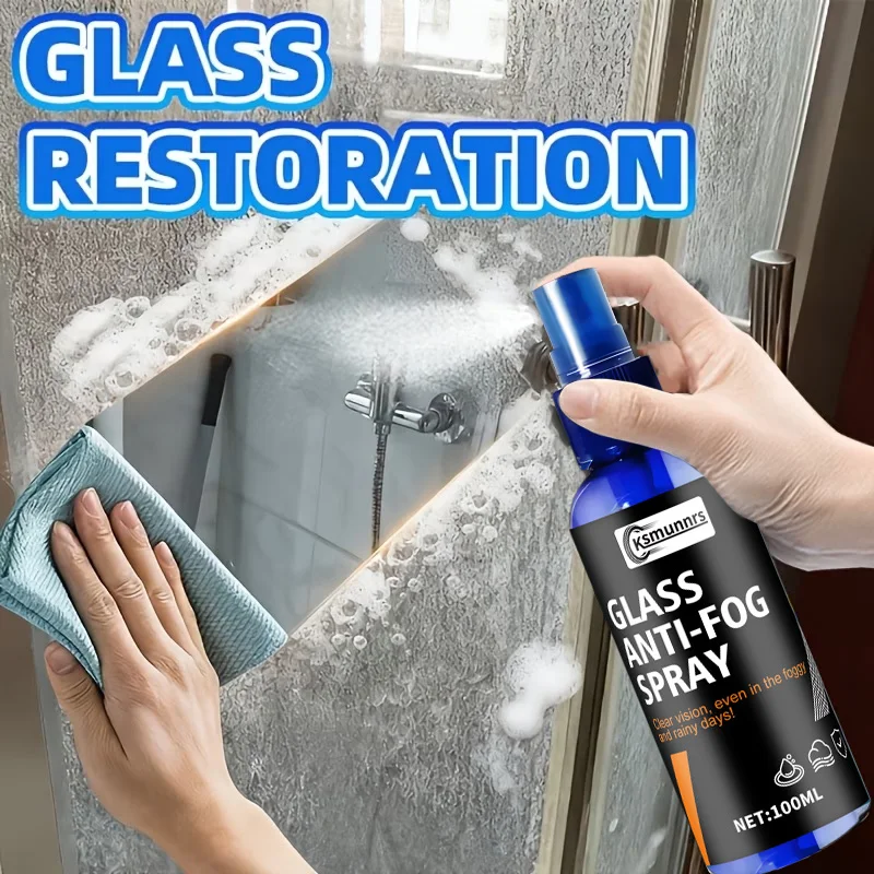 Car Glass Water Repellent Spray Anti Rain Coating for Windshield Window Mirror and Bathroom Glass