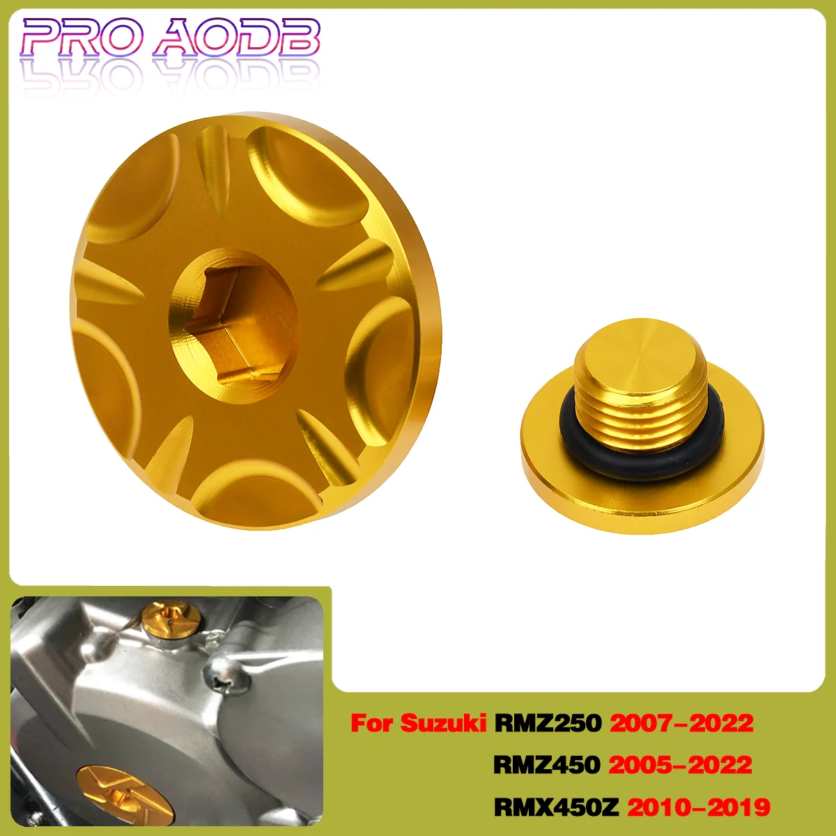 

05-22 Endurance Motorcycle CNC Engine Ignition Cover Plug For Suzuki RM 250 450 RMZ250 RMZ450 RMX450Z RM-Z250 RM-Z450 RMX-450Z