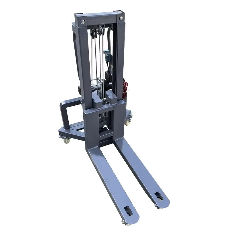 

2026 Hot SellingPortable Lithium Battery Forklift Stacker Small Forklift 300kg Forklift Electric Pallet Stacker