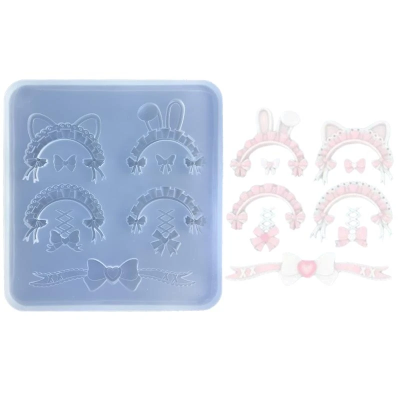 Professional Silicone Mold for Maid Accessories Versatile Maid Accessories Creating Mold for Cosplay and Stage Props