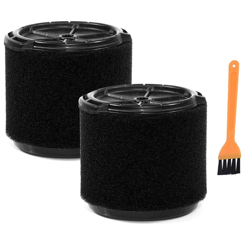 

ABFU-2Pcs VF3700 Wet Application Foam Filter Replacement For Vac Filters, For 3-Gallon To 4-1/2-Gallon Shop Vacuum Cleaners