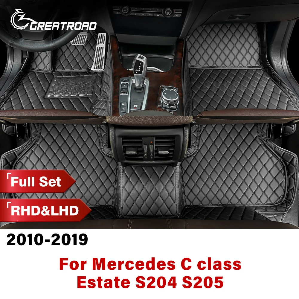 

Для Mercedes Benz C class Estate S204 S205 2010-2019 автомобильный напольный коврик на заказ автомобильный ковер чехол аксессуары для интерьера защитные