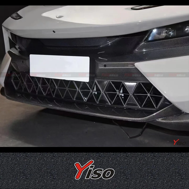 Suitable for Lotus Eletre  model R+ style bumper carbon fiber engine hood trim roof spoiler and small rear wing