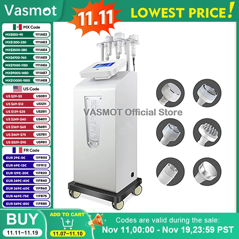 5D Cavitazione Ultrasuoni Bruciare I Grassi Rimozione Della Cellulite 120K Vuoto Corpo Dimagrante Forma Massaggio Sabbiatura Macchina Multi-funzione