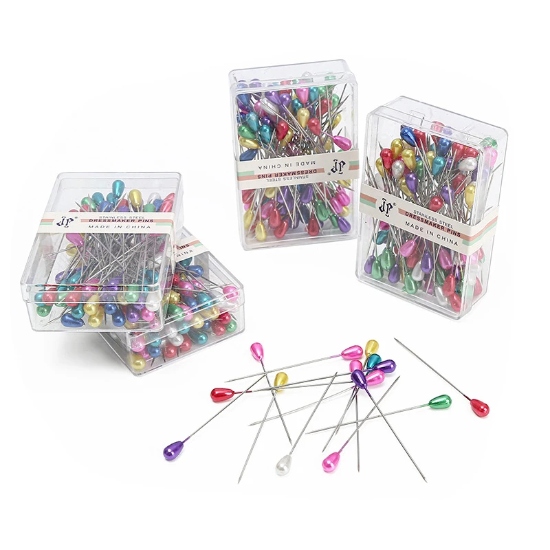 Long Pearl Head Sewing Pins for DIY Crafting