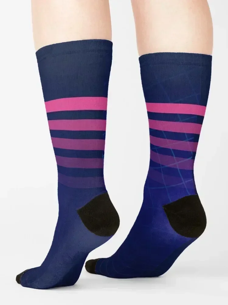 The Allure of Synthwave Socks Rugby funny gift new in's Sports Socks Woman Men's