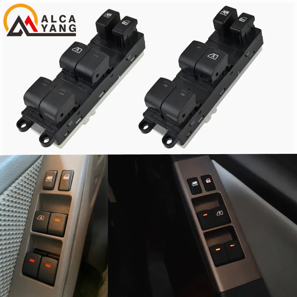 Malcayang Master Electric Power Window Switch 25401-EA003 for Nissan Frontier 2005 2006 2007 2008-2011 Xterra 2005 2006 2007